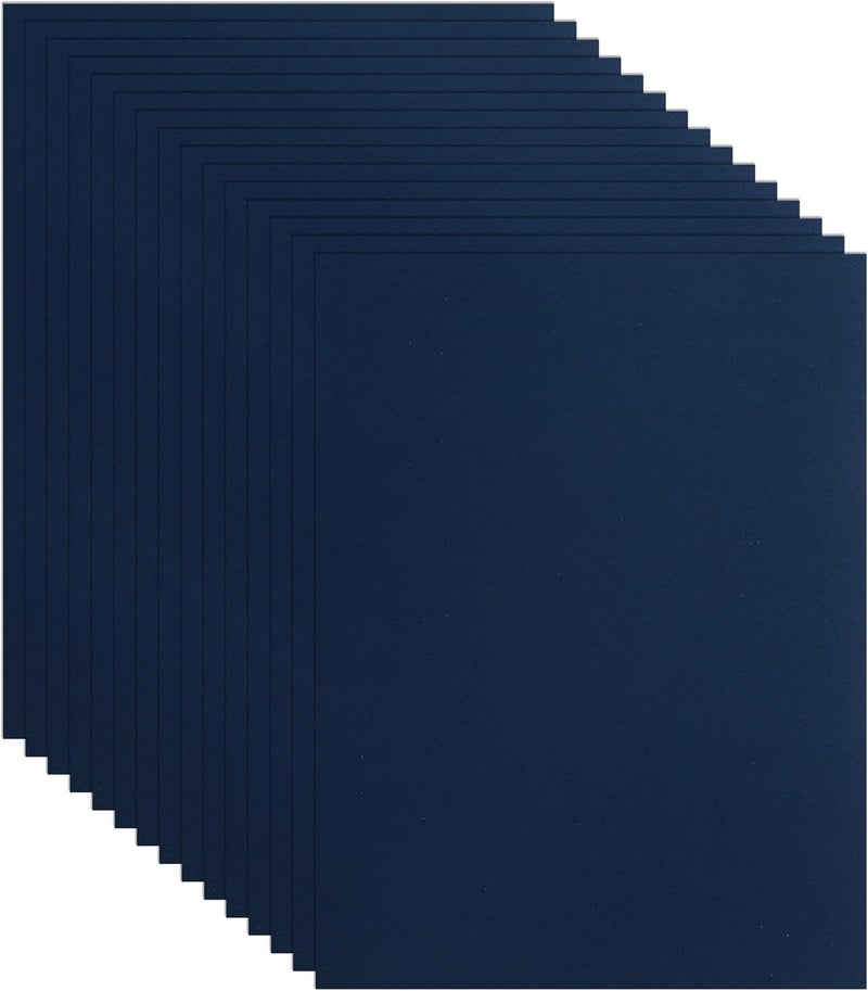Guakicae 40 Sheets Navy Blue Cardstock 8.5 x 11 Copy Paper, 200gsm/75lb Heavyweight Paper Card Stock for Christmas DIY Making Cards, Wedding Invitations, Crafting, Memus, Greeting Cards - Image 1